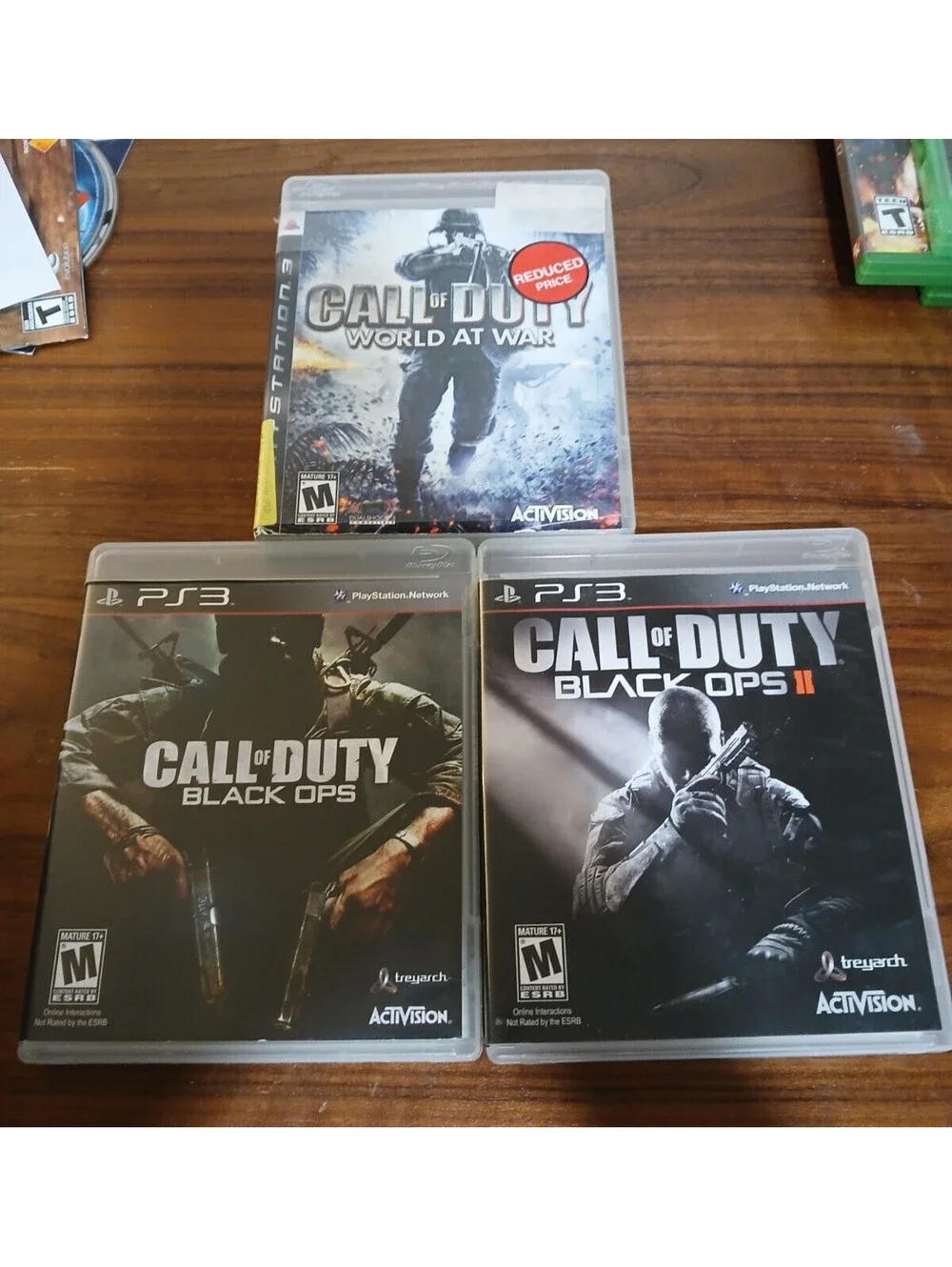 Call Of Duty World At War & Black Ops 1 & 2 (PlayStation 3) Bundle